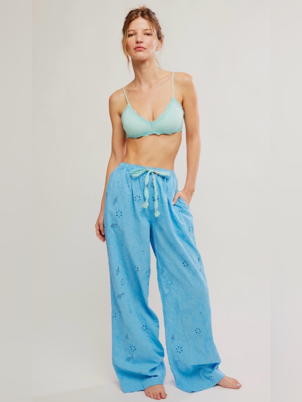Day Drift Pants NWOT blue